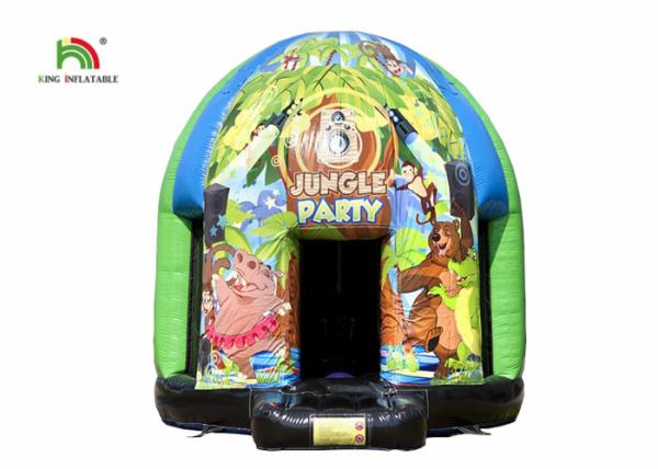 Dome 3.5m Carton Printing Inflatable Jumping Castle Bounce House For Kids
