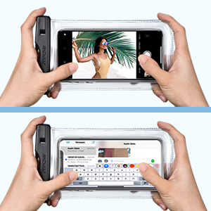 Waterproof Phone Pouch, Universal Waterproof Phone Case, Dry Bag Outdoor Beach Bag IPhone Holder Underwater Cellphone