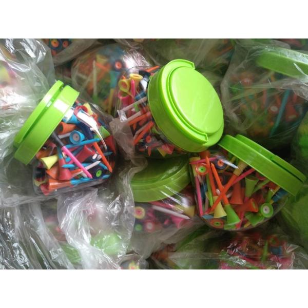 rubber golf tee , golf tees , golf tee (rubber head + plastic shaft)