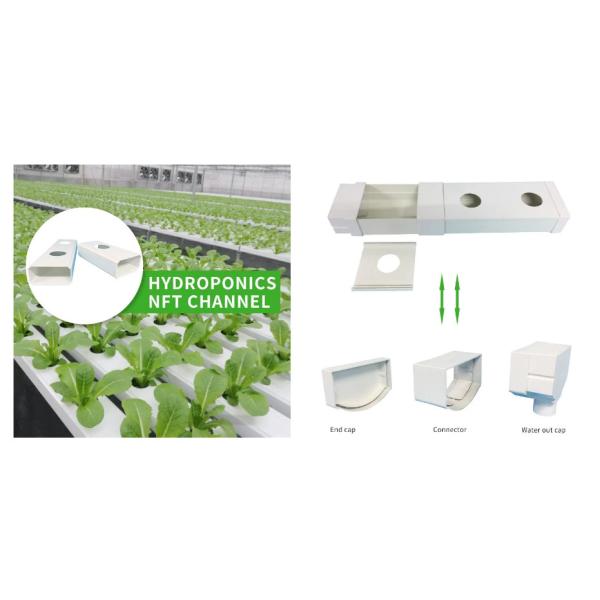 ПВХ квадратный НФТ гидропонный канал воды пластиковые трубы экструзионная машина PLC