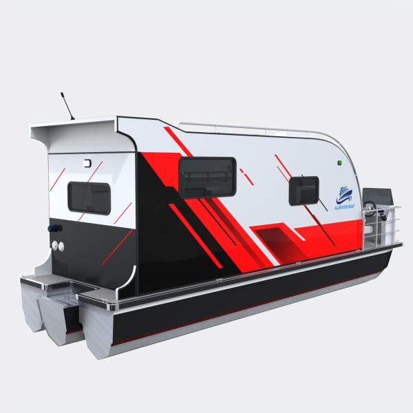 Aluminum Party Luxury Houseboat Hire Ultimate Entertainment Vessel With TV And Entertainment