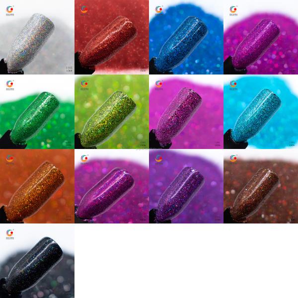 Red Ultra Fine Bulk Holographic Glitter Chunky Nail Art Christmas Craft