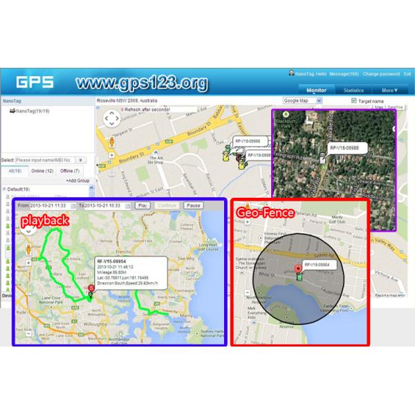 GPS tracker , GPS alert pendant, RF-V16