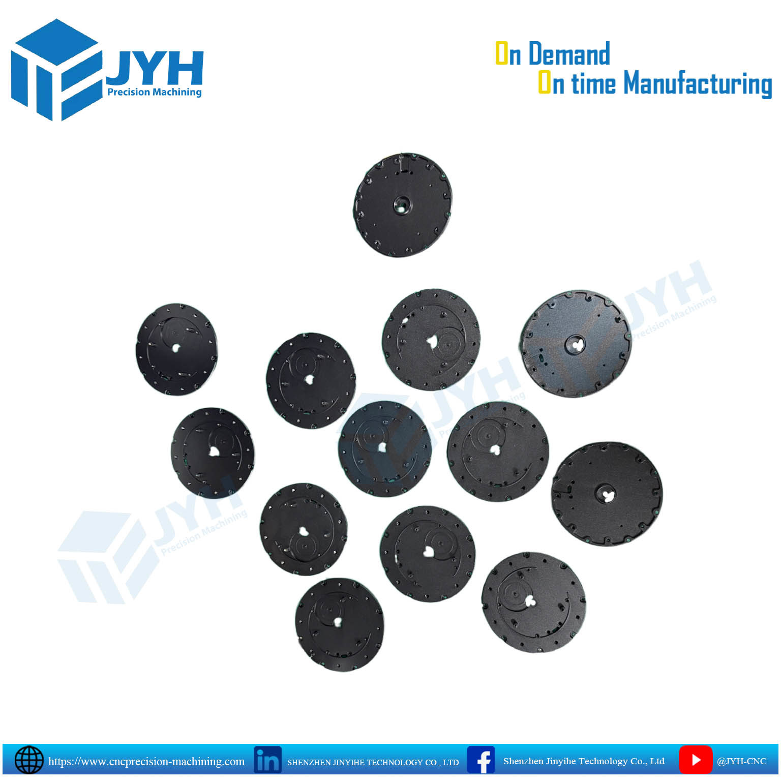 Black Anodized Aluminum Parts with High-Precision CNC Machining and Corrosion Resistant Finish