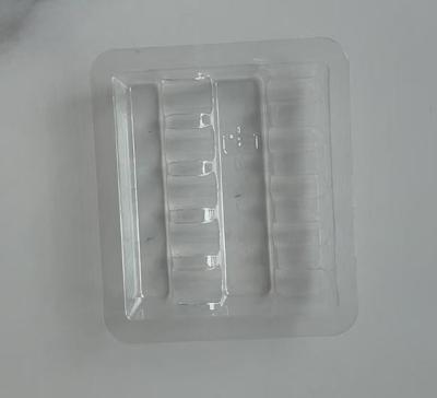 Manufacturer custom ampoule tray pharmaceutical packaging disposable blister vial medical plastic tray