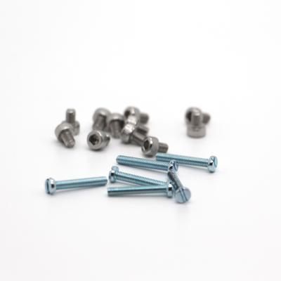 M0.5-M3 Nickel-Plated Flat Head Phillips Precision Micro Screws for Furniture Customized Servcie