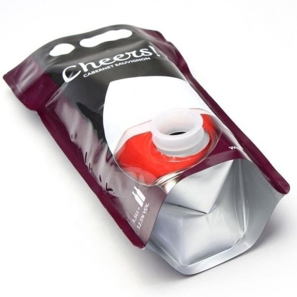 Disposable Stand Up Pouch Packaging PET Plastic For Liquid Juice Wine Coffee