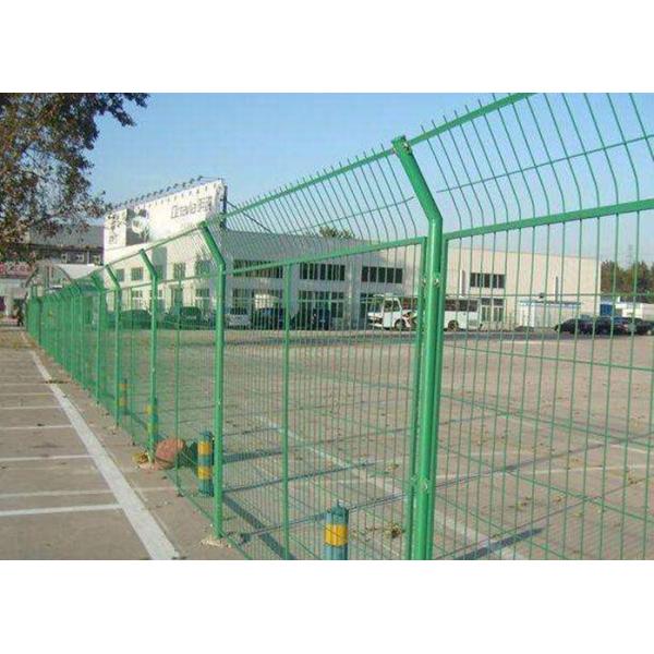 School / Highway Welded Wire Mesh Fence Panels With Vandal Resistant