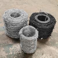 Cables de alambre de cercas de púas de alta tracción de acero galvanizado de doble trenzado de alambre de púas de granja
