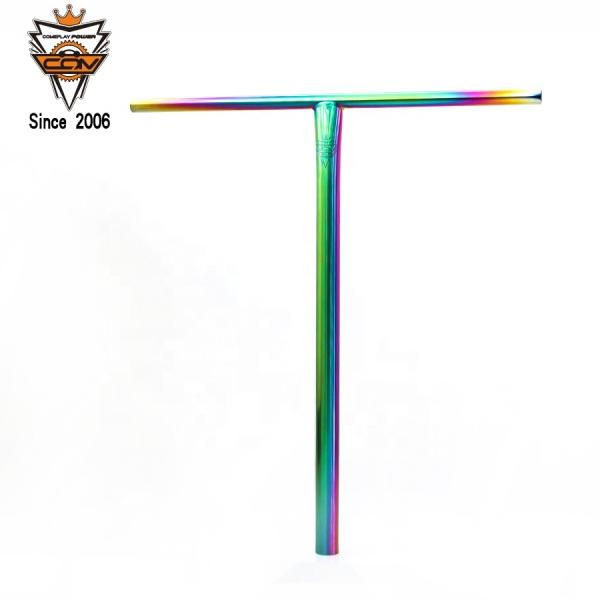 Adult Titanium Scooter Bars Ti Alloy Replacement Pro Scooter Rainbow Bar