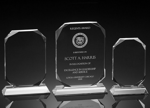 prestige rectangle crystal award/3d/2d laser rectangle crystal award/blank