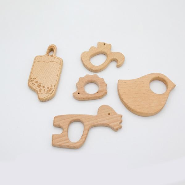 Jouets pour bébés en bois Jouets Montessori Jouets amusants Jouets pour animaux, bois naturel lisse, jouet d'apprentissage pour animaux en bois