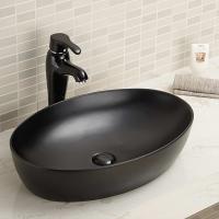Évier ovale 500 de salle de bains de porcelaine x 300 600 X 450 600 x 300 non poreux