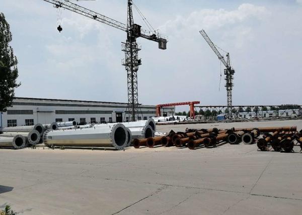 3 / 4 Leg Metal Antenna Tower , High Speed 150 Meters Digital Antenna Towers