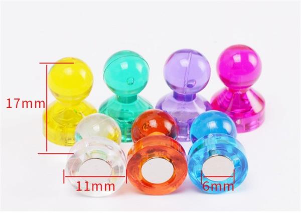 Usage Magnetic Pins Magnet Holder for School Home Office Colorful Fridge Whiteboard