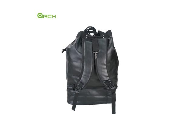 Nylon Zip Carbon Material Backpack Lady Sports Gym Bags
