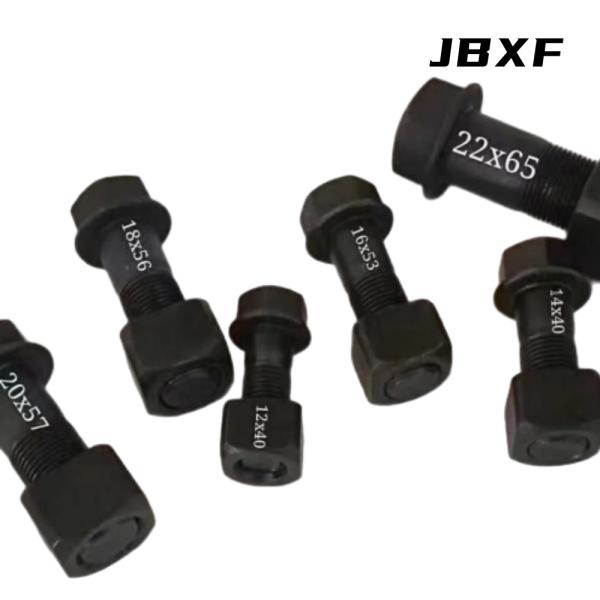 Tornillo de chasis de excavadora 5P8823 para conexión de bastidor y estructura CX130 CX210 Ensamblaje de perno y tuerca de eslabón de cadena