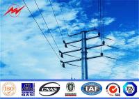 réverbère de Polonais de courant électrique de 9m 11m Polonais pour le transport d'énergie de l'Afrique