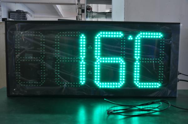 12 Inch Outdoor Led Temperature Display LED Time Board With Sensor Controlled