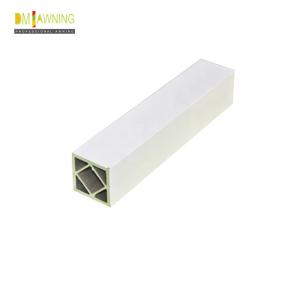 Tubo de rolos de toldo de 2 mm, rolos de tubos quadrados de alumínio de 78 mm
