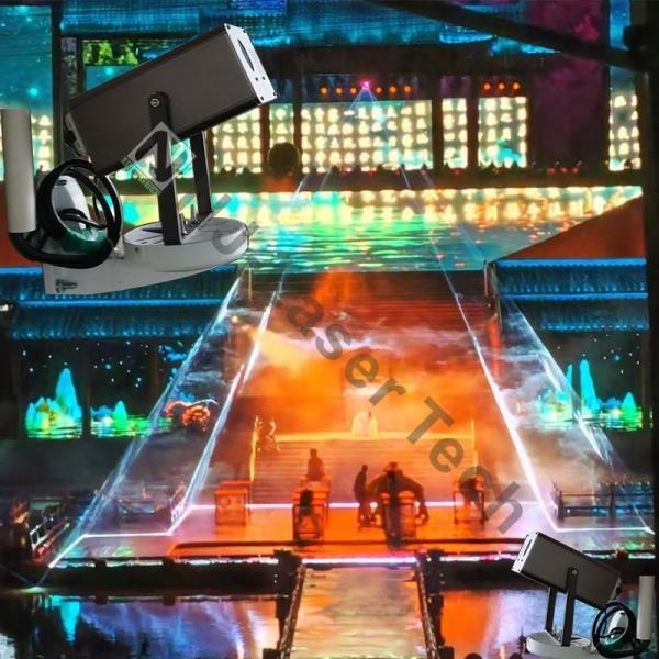 Nightclubs Laser Engineering Lighting Aluminum Alloy Housing Material with Fan Cooling Technology and Design