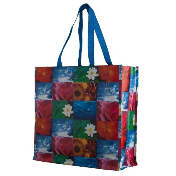 Custom Laminated Polypropylene Non Woven Shopping Bag Environmentally Friendly