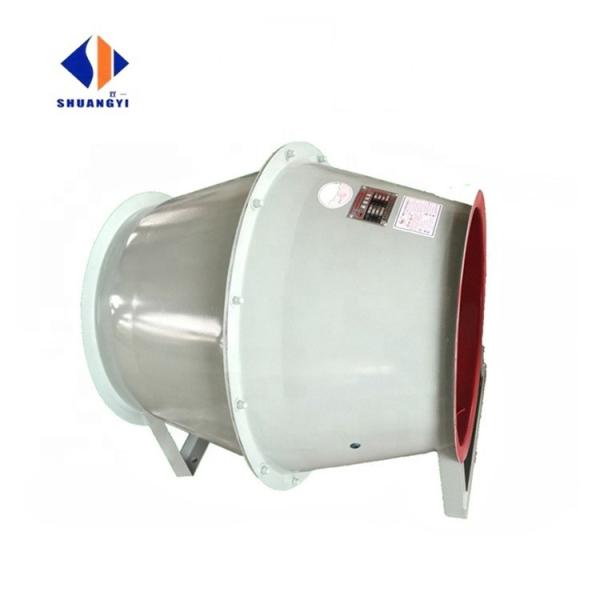 Ventilador inclinado de FRP para ventilador de conduto de ventilação de exaustão diagonal e eixo misto de laboratório
