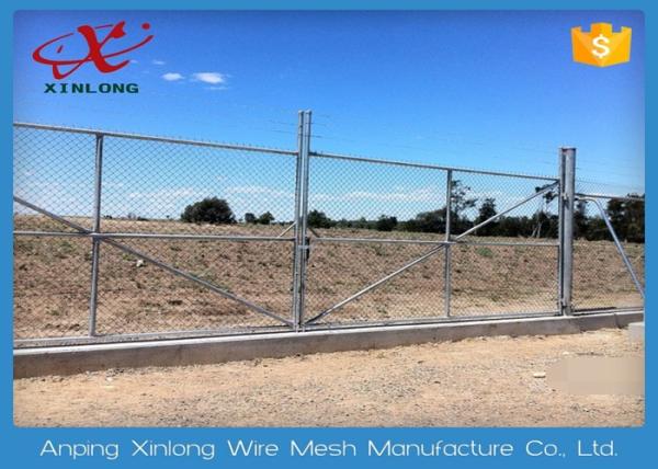 Pvc Dipped Coating Chain Link Mesh Fence With Various Colors XLF-09