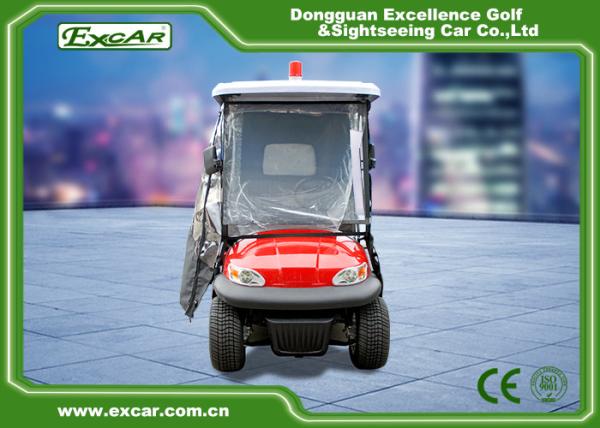Carrinhos de golfe bondes da emergência do carro/clube da ambulância do seater 48V 2 VERMELHO