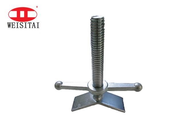 Hollow And Solid Steel Scaffold Leveling Screw Jacks For Construction