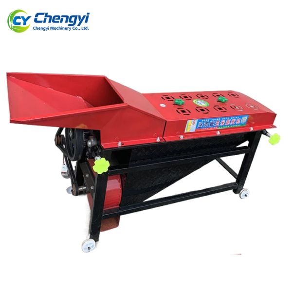 Compact Corn Peeling Machine Iron / Maize Dehuller For Small Business 1 Person