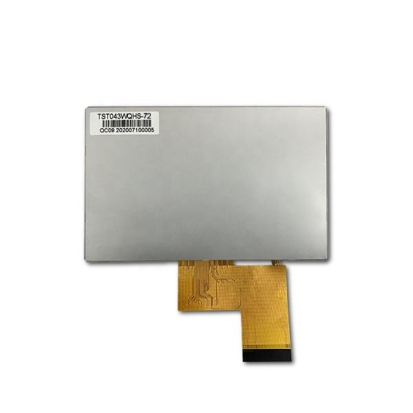 RGB 24bit 4.3 Inch Tft Display , 480x272 Tft Resistive Touchscreen