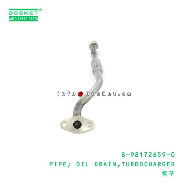 8-98172659-0 Turbocharger Oil Drain Pipe 8981726590 For ISUZU NPS