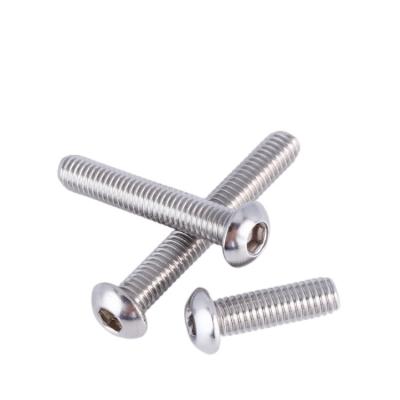 Button Head DIN 7380 SS304 A2-70 Stainless Steel Hex Socket Machine Screw Original