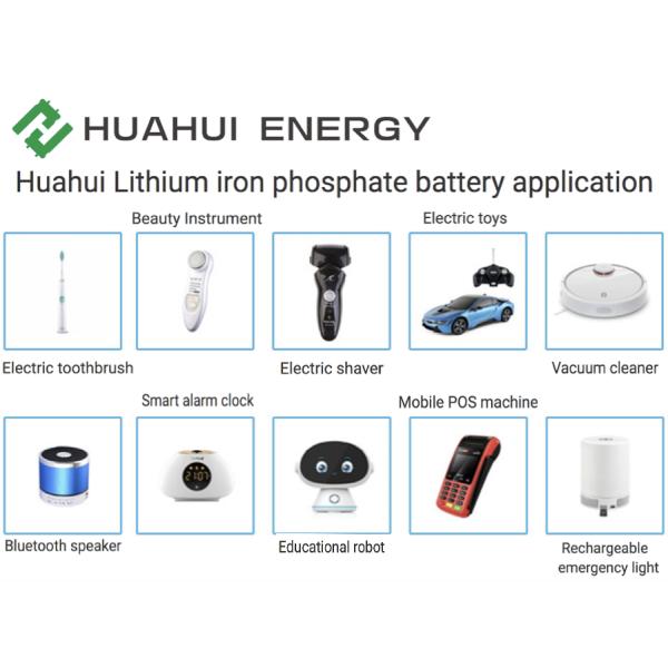 2000 батарей фосфорнокислого железа лития жизни цикла 26650 для бытовых техник