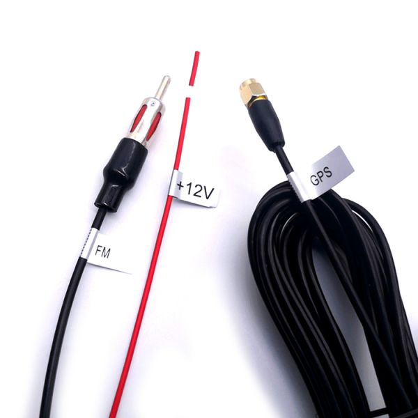 High Gain 3-5dBi IP67 Waterproof CB Radio Car Shark Fin Black Antenna AM/FM Signal Roof Aerial for Auto SUV Truck Offroad