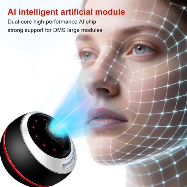 Hot Selling AI DMS Driver Monitoring Camera HD Night Vision Fatigue Drowsiness Distraction Detection System for Bus & Truck