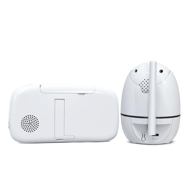 Moniteur pour bébé HD avec caméra 360° écran 5 pouces portée 300 mètres