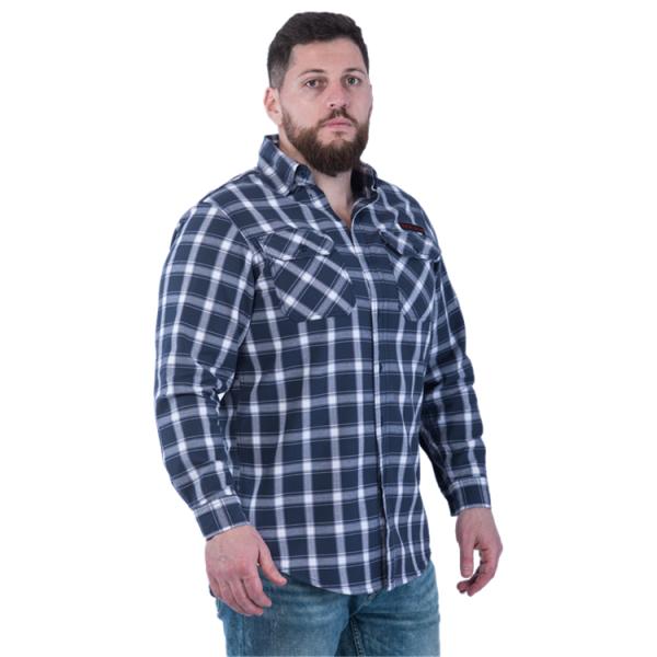 Ткань шотландки нейлона 7.5oz 88% хлопок 12% THPC FR покрашенная пряжей для рубашки шотландки FR