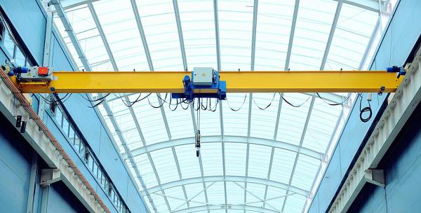 Indoor 0.5 -15 Ton Overhead Crane Single Beam Bridge Crane 400v 50hz 3phrase