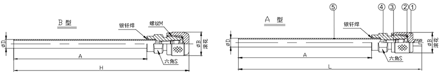 Медный набор инструментов кондиционера быстрой муфты CM-12H QC-12L