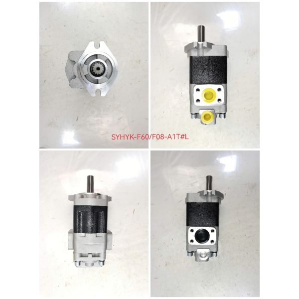 Middle and High Pressure External meshing gear pump SYHYK-F60+F08-A1TΦL  Hydraulic Pump  Replacement Spare Parts for Komatsu Kawasaki used in Heavy Machinery