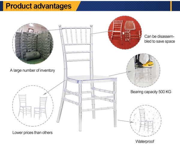 Соедините стулья банкета свадьбы с разборкой штабелированной валиком 40x40x92cm