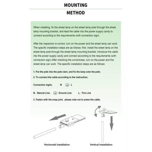 130 люменов привели оценку 66 Ip люминера 30-250w проезжей части