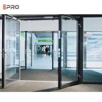 Heat Insulation Aluminium Hinged Doors Outward Casement Double Action Swinging Door