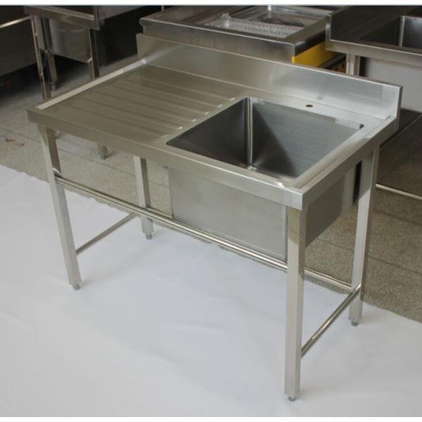 Напольные водоустойчивые квадратные коммерчески раковины нержавеющей стали с Drainboard