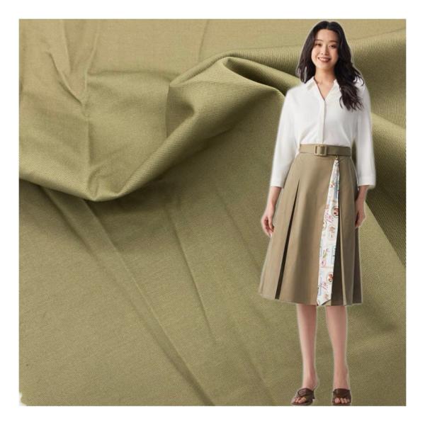 Nylon Cotton Fabric 170 GSM 72% Cotton 25% Tencel Fabric for Textile Garment