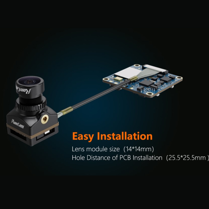 Runcam Split 4 4 4K FPV Camera With FOV 140 Low Latency 5-20V Nano HD Recording 16:9/ 4:3 For RC Racing