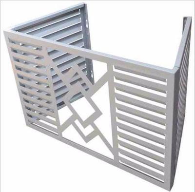 Customized Thickness And Air Conditioner Outer Hood Aluminum Veneer Easy Installation