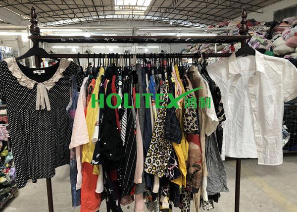 Southeast Asia Second Hand Fashion Clothes Mixed Size Womens Cotton Blouses